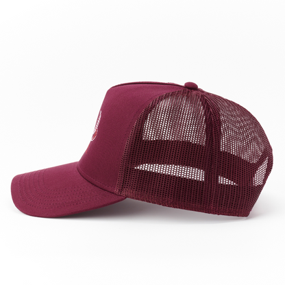 ORIGINAL MESH 5PANEL CAP WINE RED