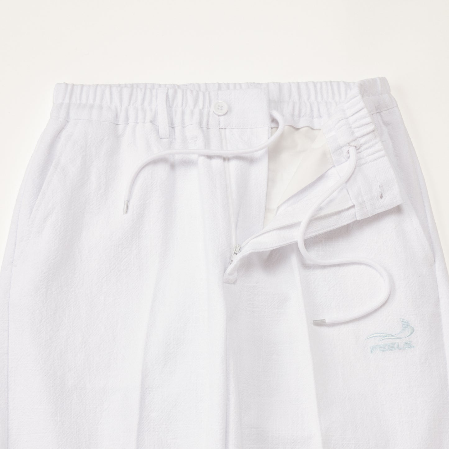 LINEN SLACKS WHITE