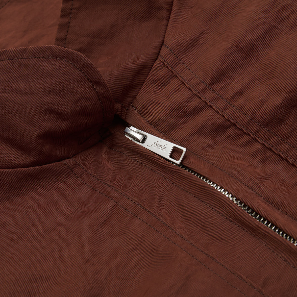 BAGGY BOMBER JACKET BROWN