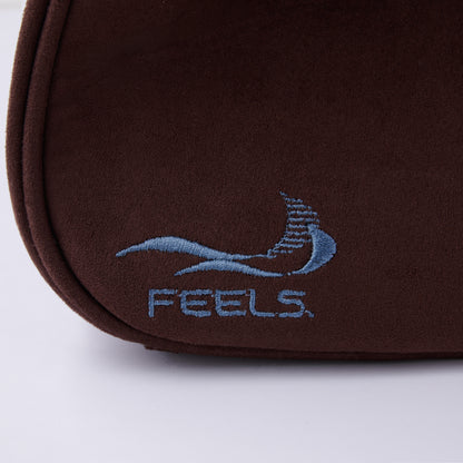 SUEDE TOUCH TRAVEL BAG BROWN