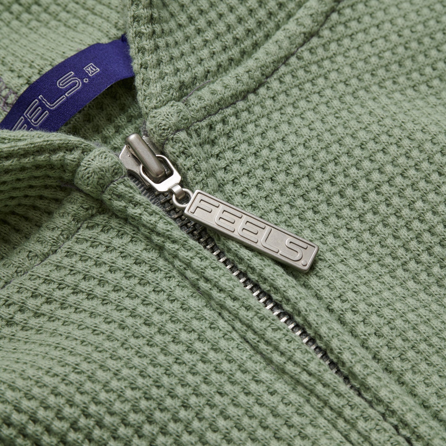 HEAVY THERMAL HOODIE PISTACHIO