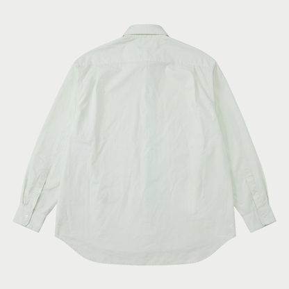 PURE COTTON SHIRT LIGHT GREEN