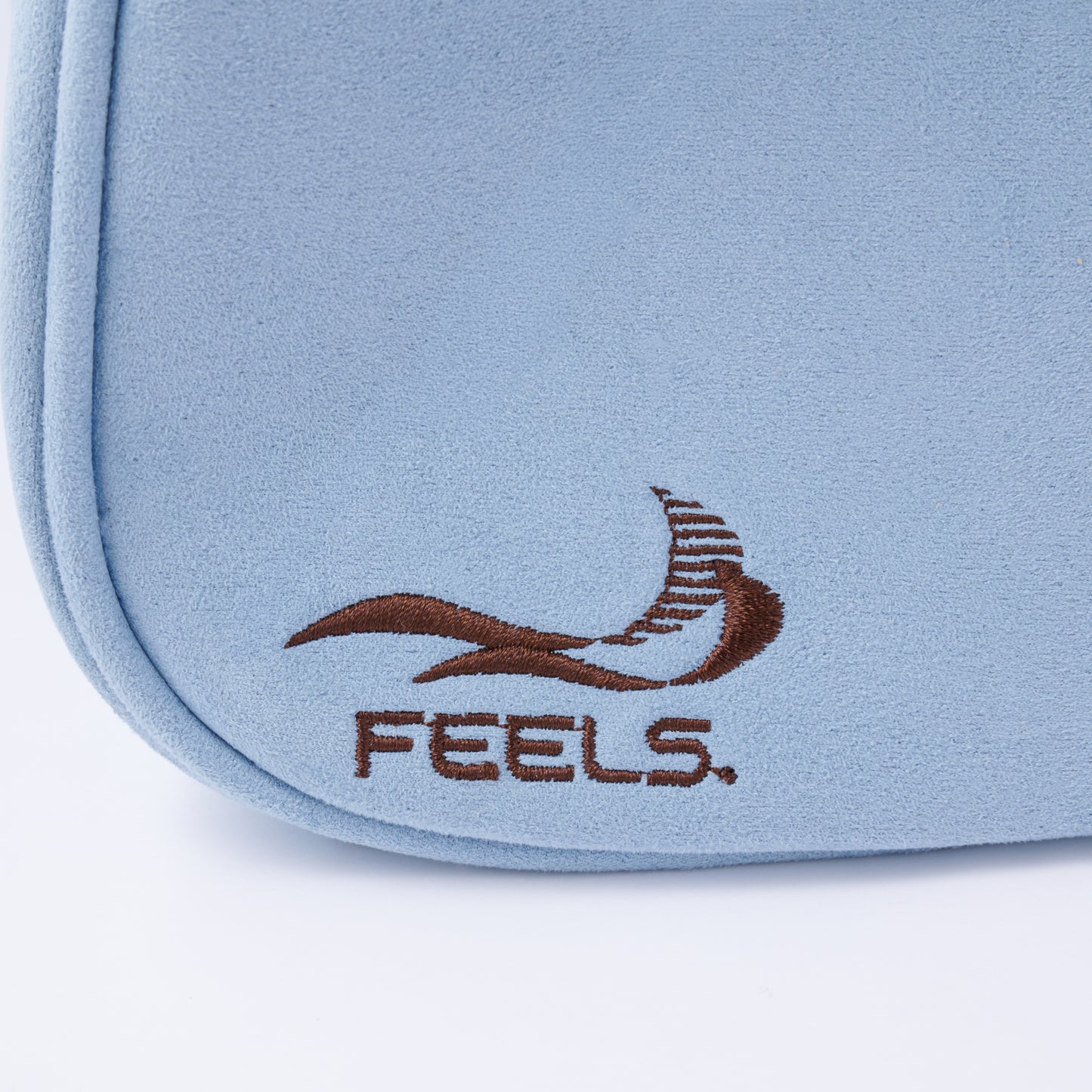 SUEDE TOUCH TRAVEL BAG 2026 SUMMER LIMITED LIGHT BLUE