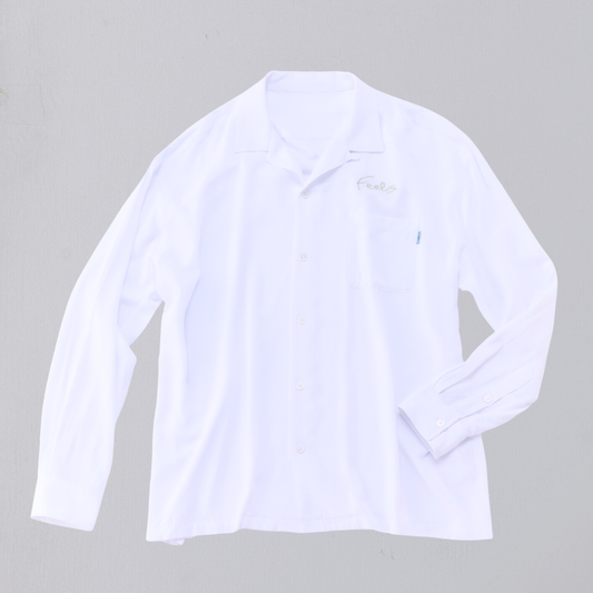 RAYON SHIRT WHITE "DRESS CODE LINE"