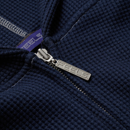 HEAVY THERMAL HOODIE NAVY