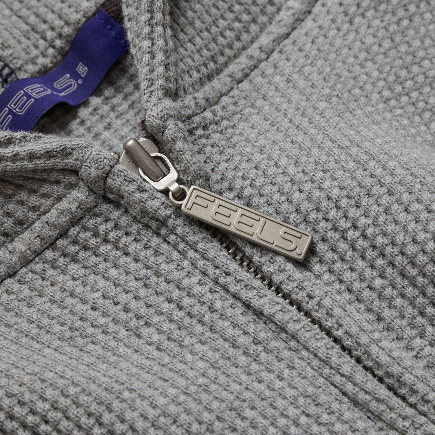 HEAVY THERMAL HOODIE GRAY