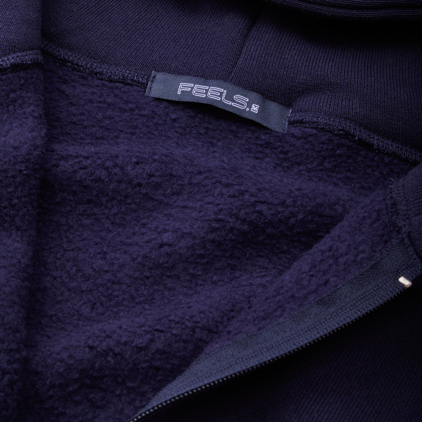 PREMIUM WEIGHT ZIP UP HOODIE NAVY