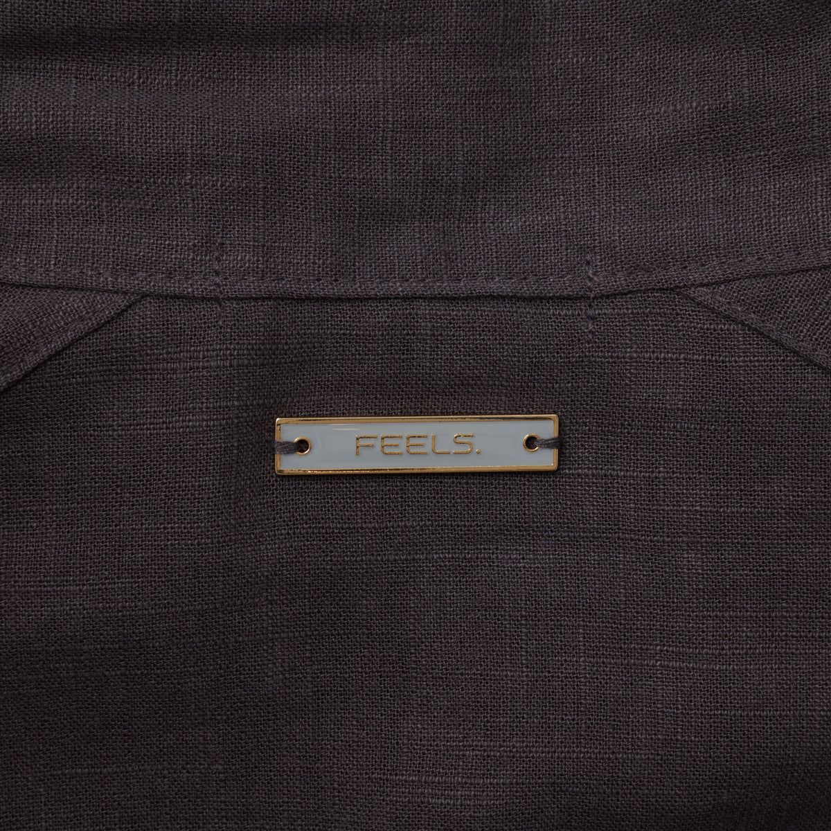 LINEN BLOUSON JACKET GRAY
