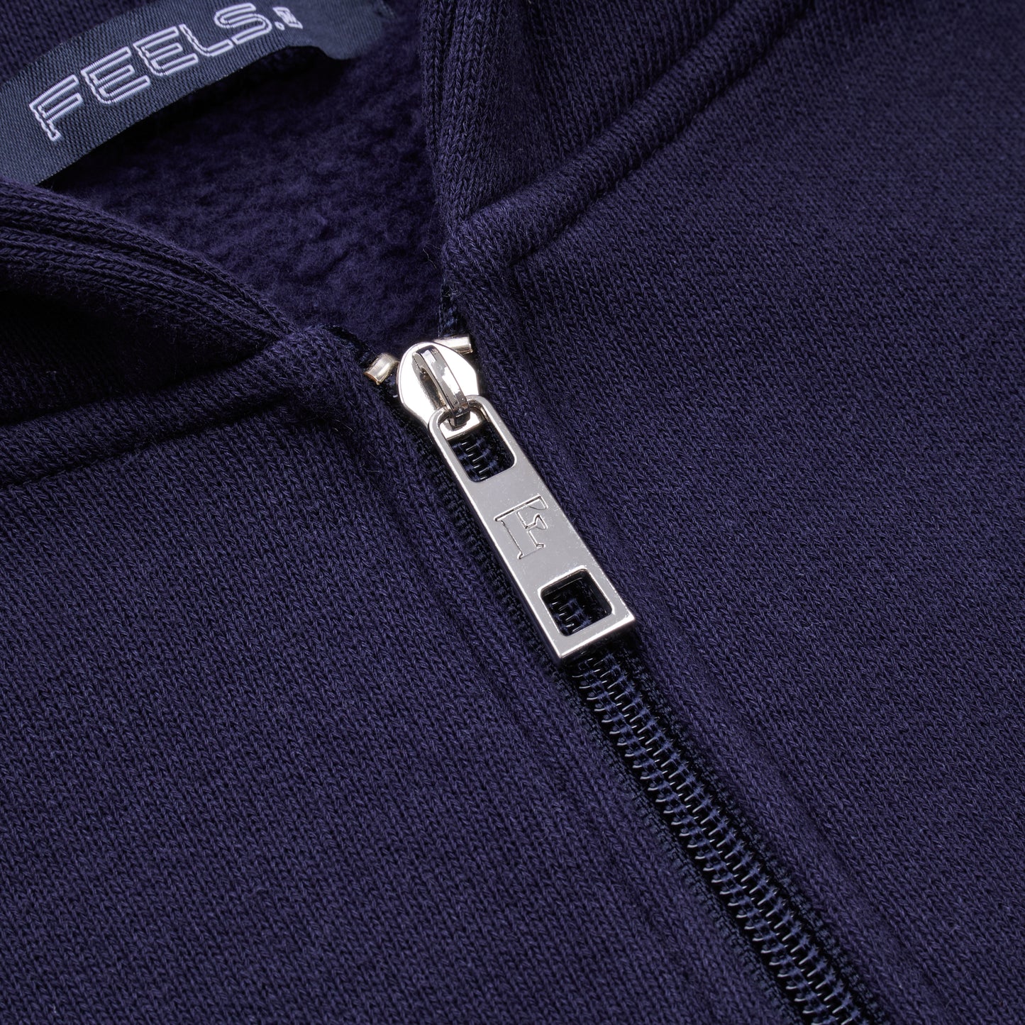 PREMIUM WEIGHT ZIP UP HOODIE NAVY