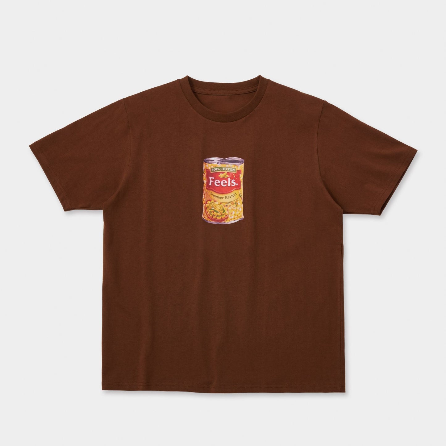 CANNED LOGO T-SHIRT BROWN