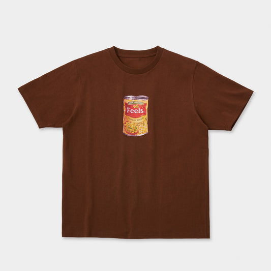 CANNED LOGO T-SHIRT BROWN
