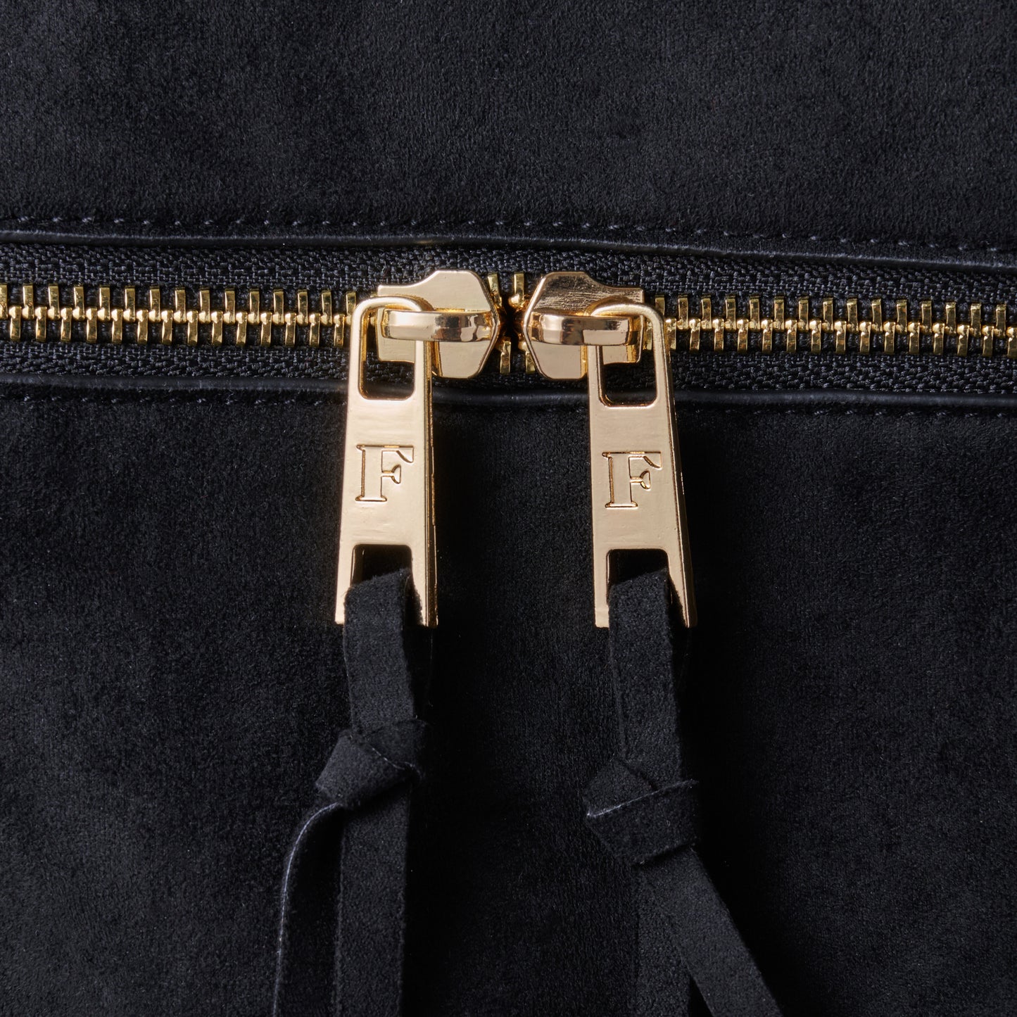 SUEDE TOUCH TRAVEL BAG BLACK