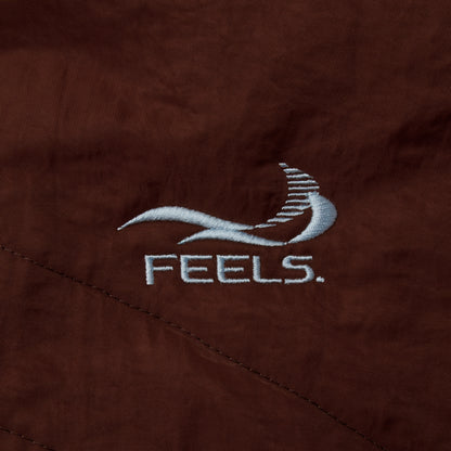 BAGGY BOMBER JACKET BROWN