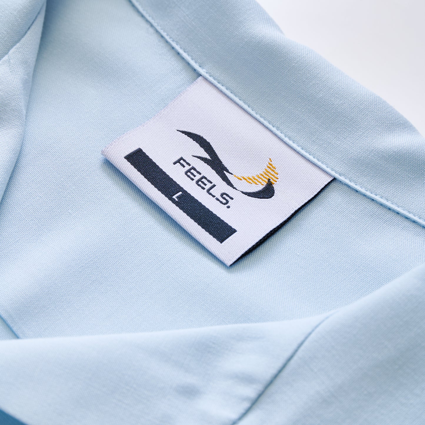 RAYON SHIRT LIGHT BLUE "DRESS CODE LINE"