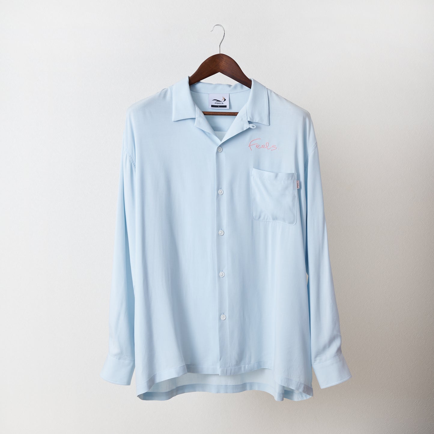 RAYON SHIRT LIGHT BLUE "DRESS CODE LINE"