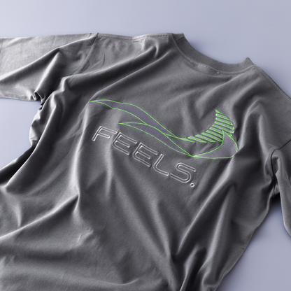 STITCH T-SHIRT GRAY – FEELS. STITCH T-SHIRT GRAY – FEELS.