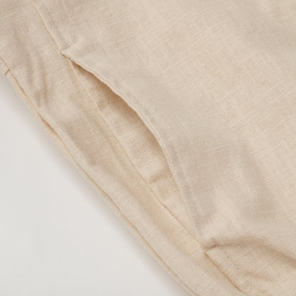 LINEN BLOUSON JACKET BEIGE