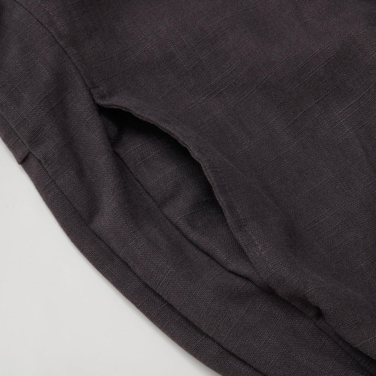 LINEN BLOUSON JACKET GRAY