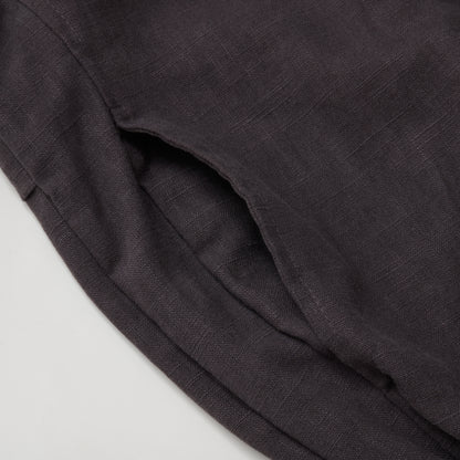 LINEN BLOUSON JACKET GRAY