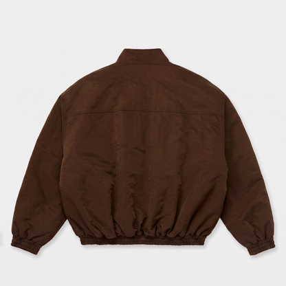 BAGGY BOMBER JACKET BROWN