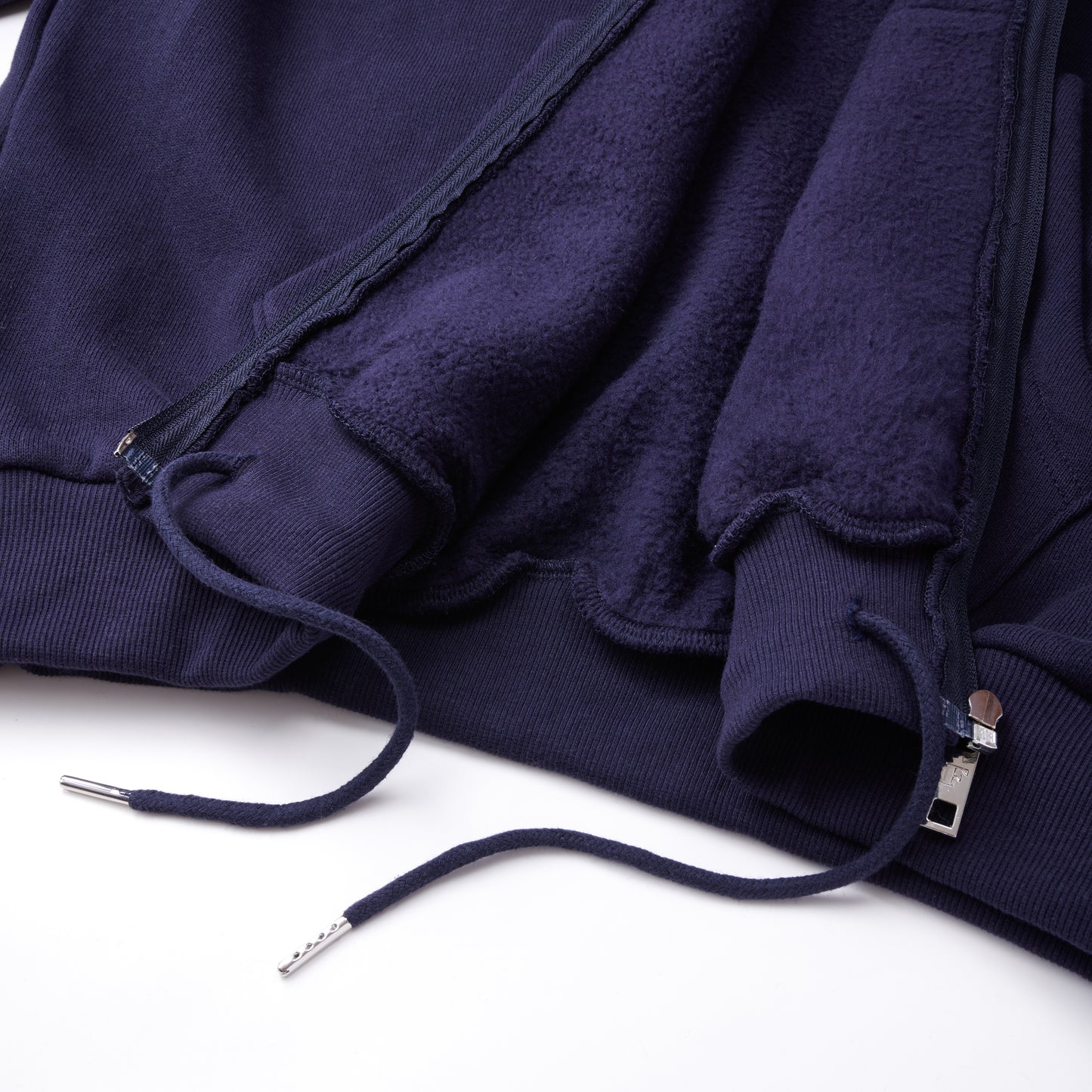 PREMIUM WEIGHT ZIP UP HOODIE NAVY