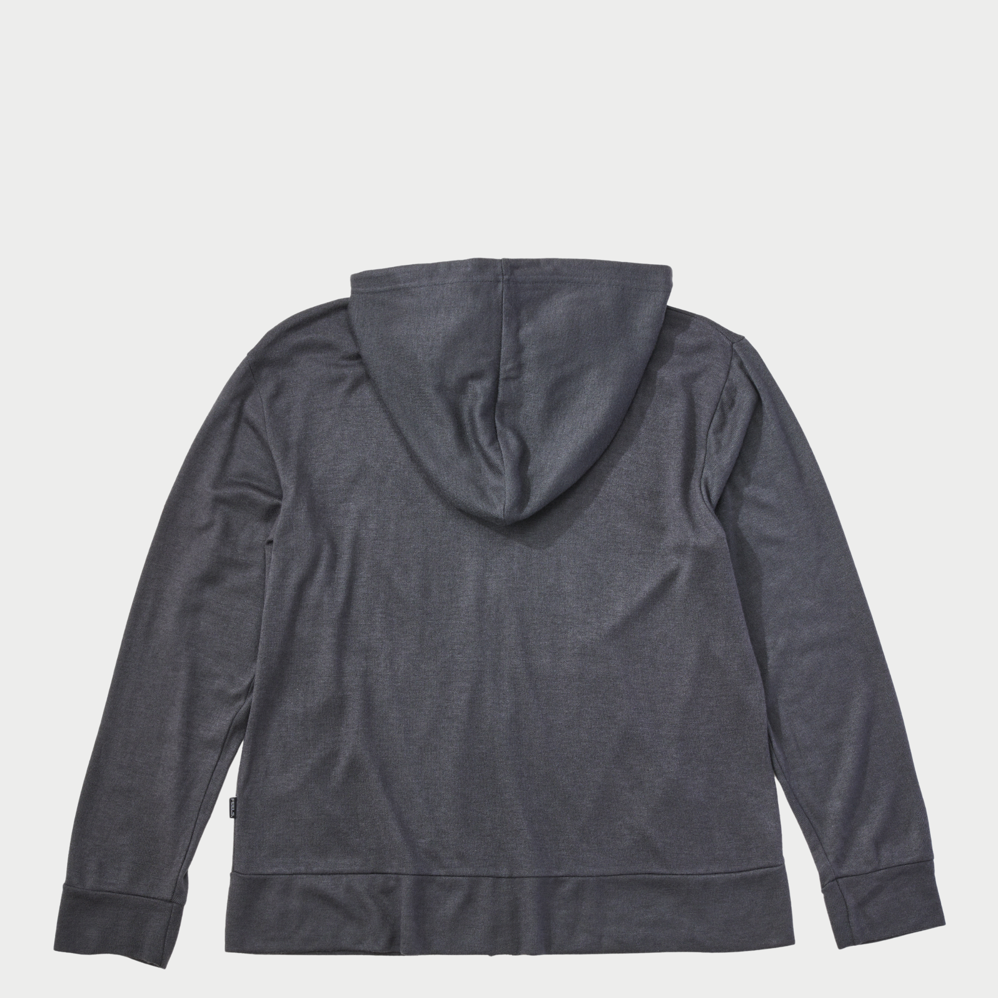 GRAY FEELS HOODIE – PIGMENT DYE LIGHT - Hoodie UP Gray ZIP RAYON