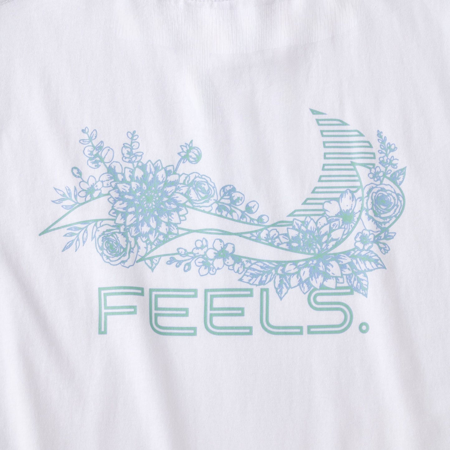 FLOWER LOGO PRINT T-SHIRT WHITE