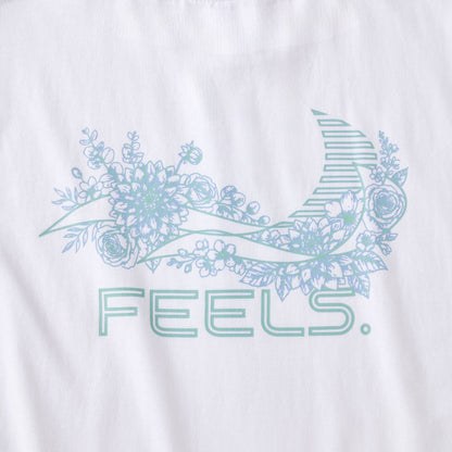 FLOWER LOGO PRINT T-SHIRT WHITE