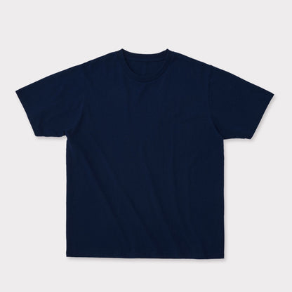 FLOWER LOGO PRINT T-SHIRT NAVY