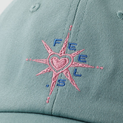 LOVE ICON CAP LIGHT GREEN
