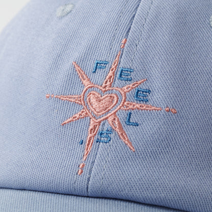 LOVE ICON CAP LIGHT BLUE