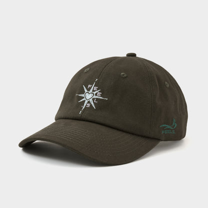 LOVE ICON CAP MOSS GREEN