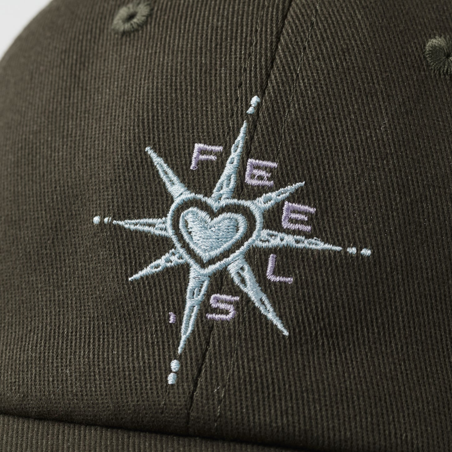LOVE ICON CAP MOSS GREEN
