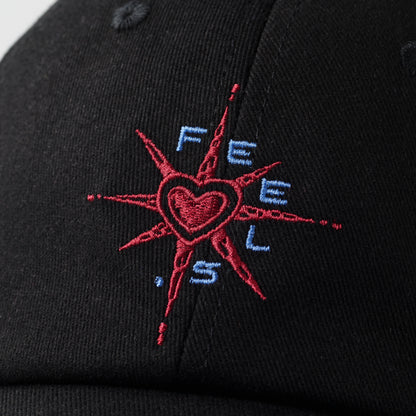 LOVE ICON CAP BLACK