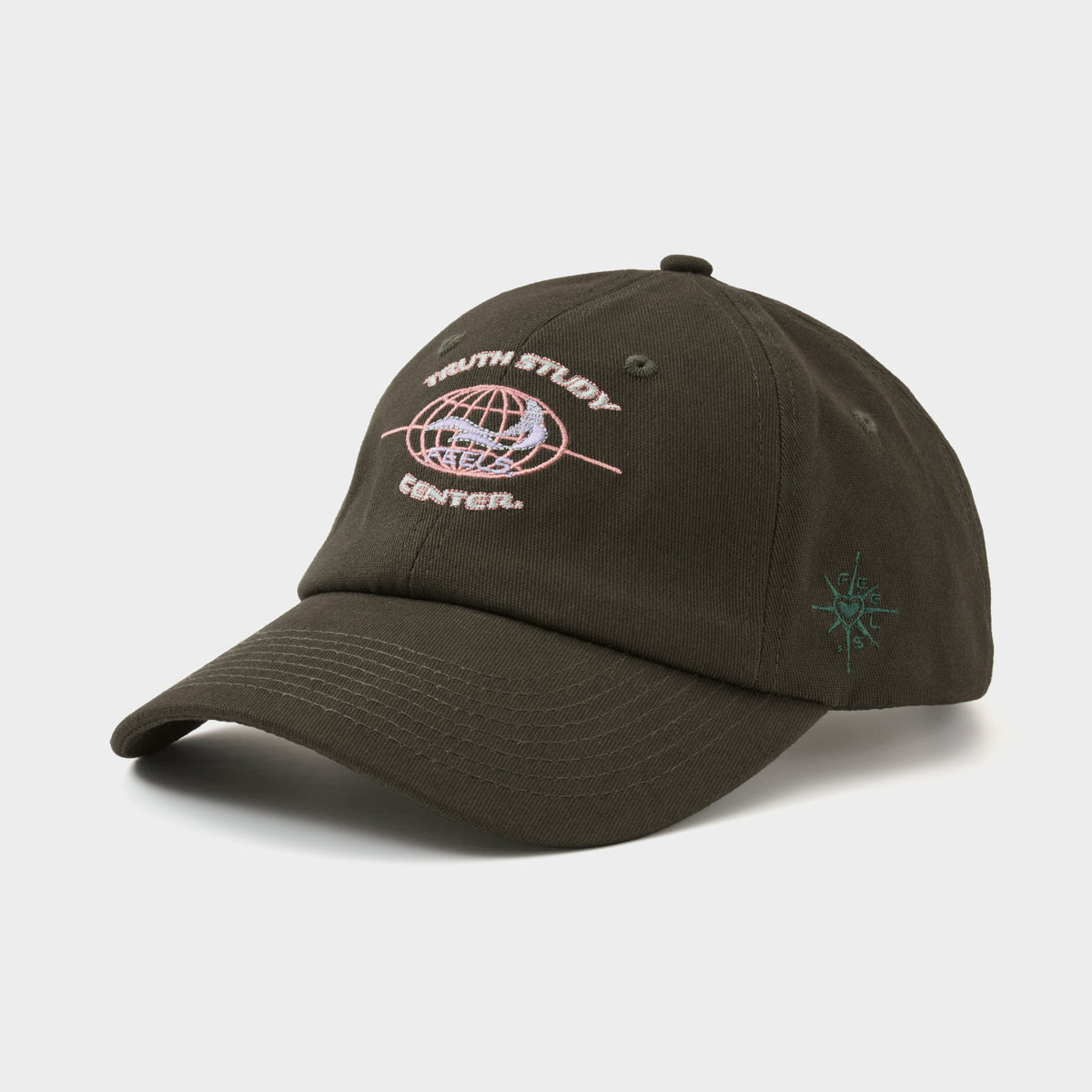 GLOBE LOGO CAP MOSS GREEN