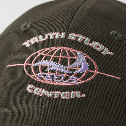 GLOBE LOGO CAP MOSS GREEN