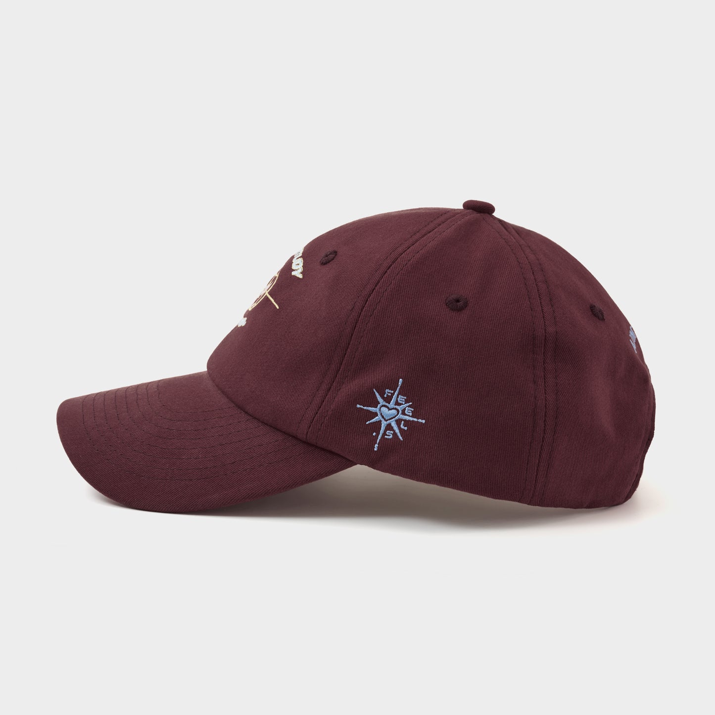 GLOBE LOGO CAP MAROON