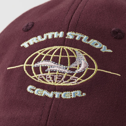 GLOBE LOGO CAP MAROON