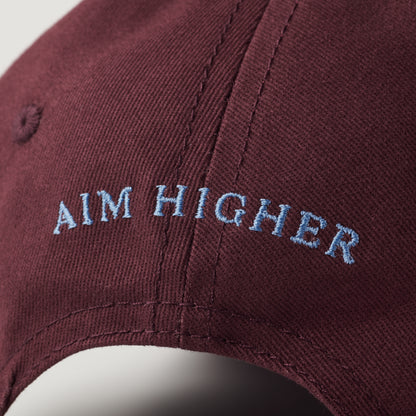GLOBE LOGO CAP MAROON