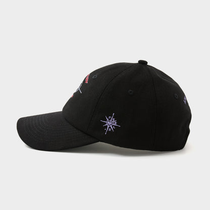 GLOBE LOGO CAP BLACK