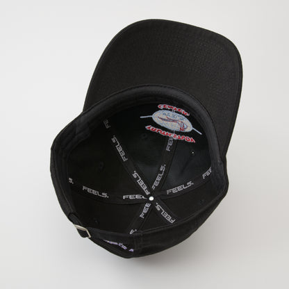 GLOBE LOGO CAP BLACK