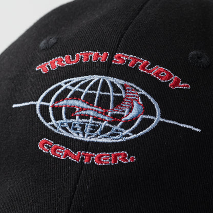 GLOBE LOGO CAP BLACK