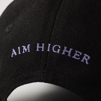 GLOBE LOGO CAP BLACK