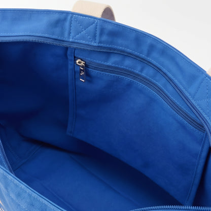 CANVAS TOTE BAG BLUE