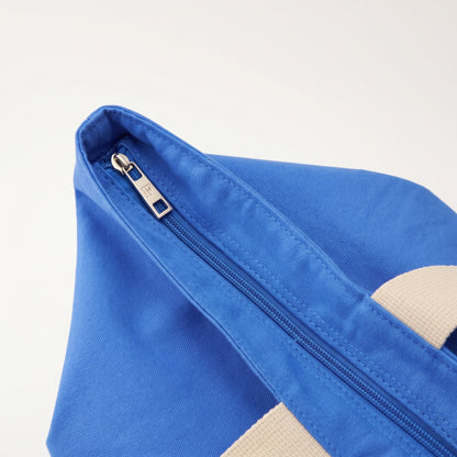 CANVAS TOTE BAG BLUE