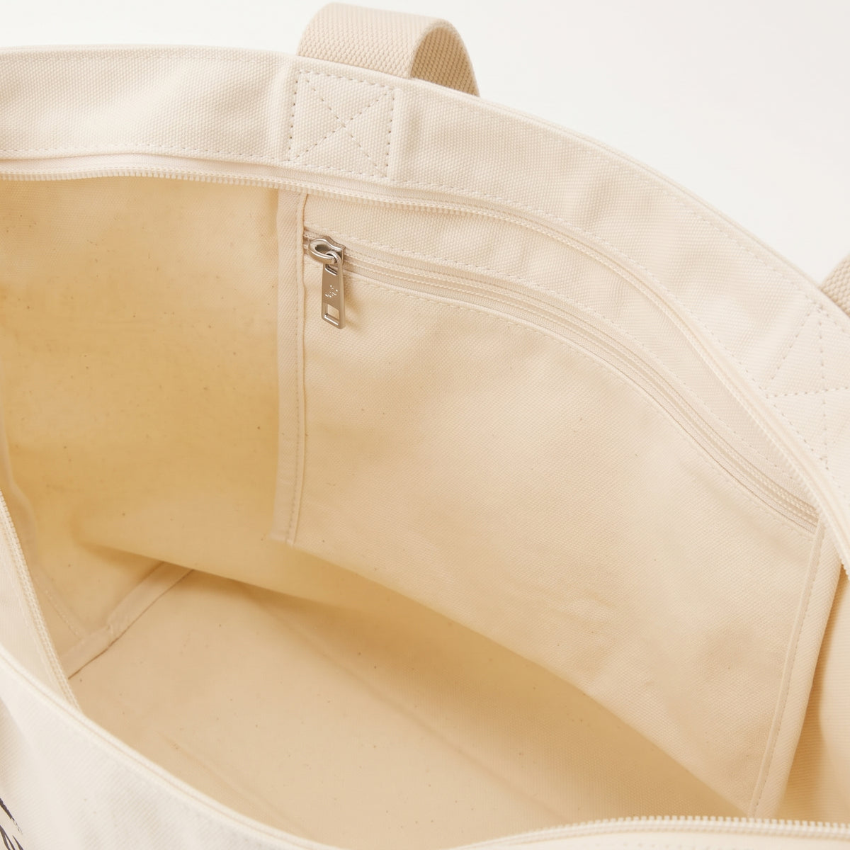 CANVAS TOTE BAG BEIGE