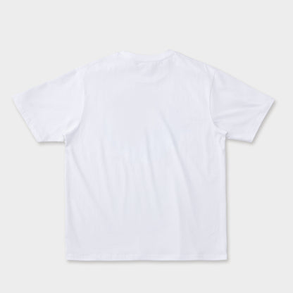 GLOBE LOGO PRINT T-SHIRT WHITE