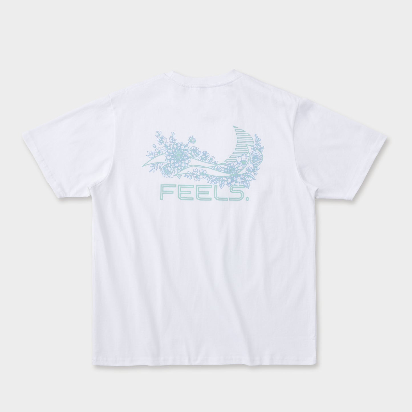 FLOWER LOGO PRINT T-SHIRT WHITE