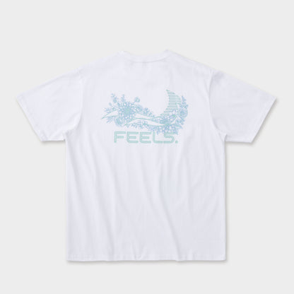 FLOWER LOGO PRINT T-SHIRT WHITE