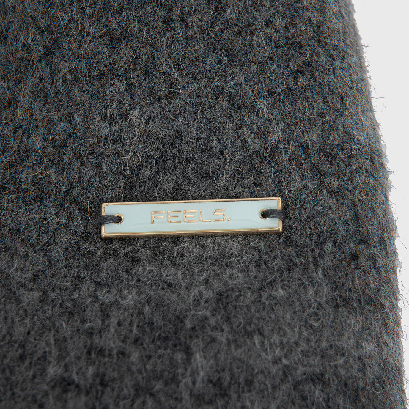 ALPACA ZIP UP HOODIE GRAY